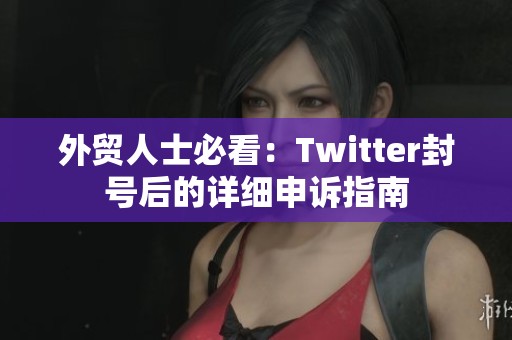 外贸人士必看：Twitter封号后的详细申诉指南