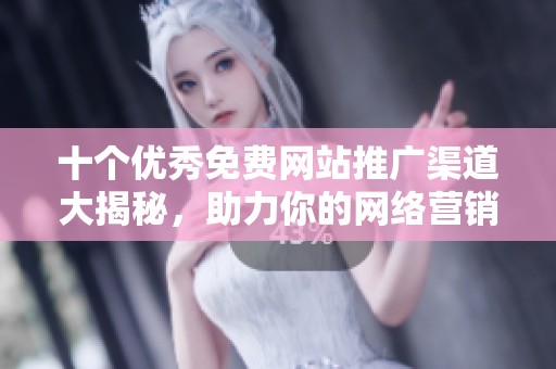 十个优秀免费网站推广渠道大揭秘，助力你的网络营销事业