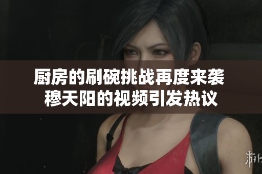 厨房的刷碗挑战再度来袭 穆天阳的视频引发热议