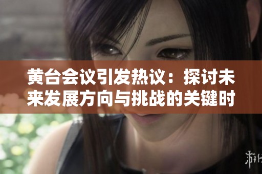 黄台会议引发热议：探讨未来发展方向与挑战的关键时刻