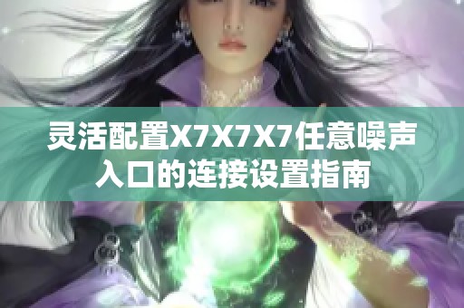 灵活配置X7X7X7任意噪声入口的连接设置指南