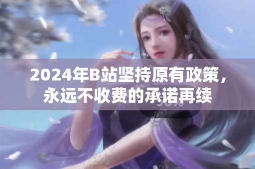 2024年B站坚持原有政策，永远不收费的承诺再续