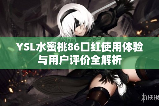 YSL水蜜桃86口红使用体验与用户评价全解析
