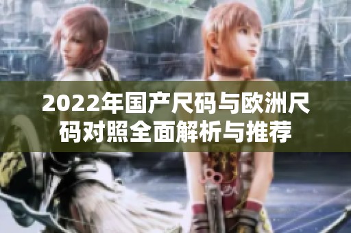 2022年国产尺码与欧洲尺码对照全面解析与推荐