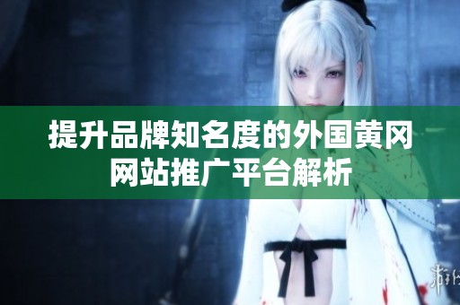 提升品牌知名度的外国黄冈网站推广平台解析