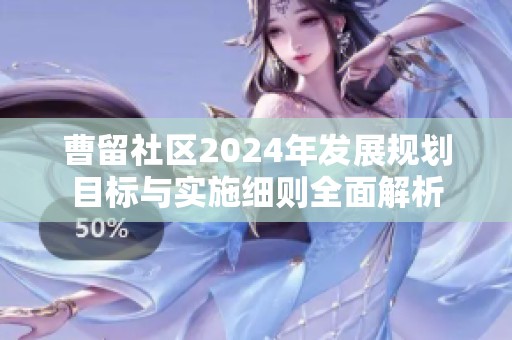 曹留社区2024年发展规划目标与实施细则全面解析