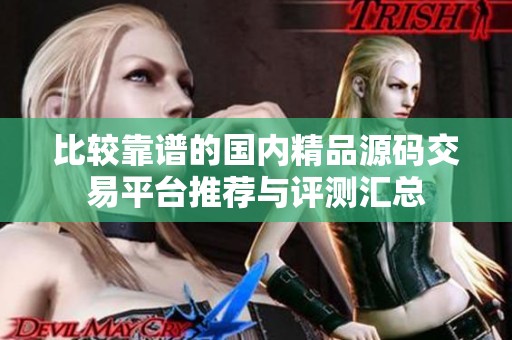 比较靠谱的国内精品源码交易平台推荐与评测汇总