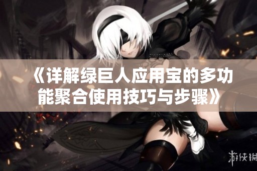 《详解绿巨人应用宝的多功能聚合使用技巧与步骤》