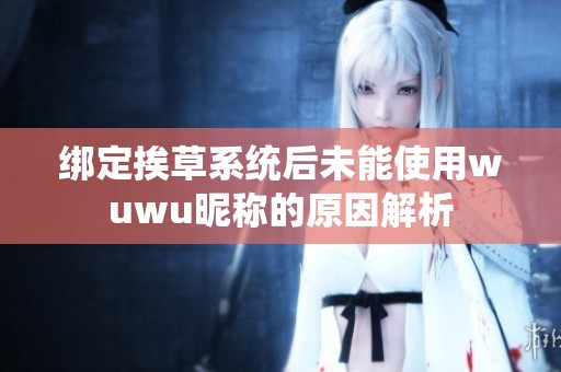 绑定挨草系统后未能使用wuwu昵称的原因解析
