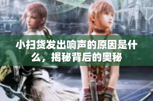小扫货发出响声的原因是什么，揭秘背后的奥秘