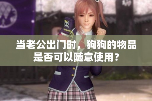当老公出门时，狗狗的物品是否可以随意使用？