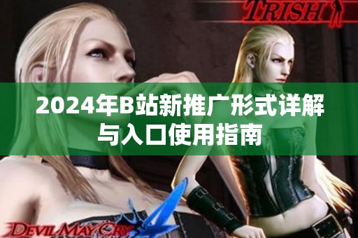 2024年B站新推广形式详解与入口使用指南