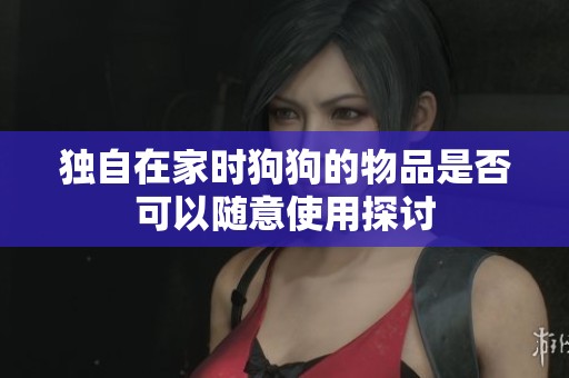 独自在家时狗狗的物品是否可以随意使用探讨