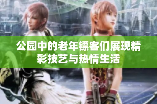 公园中的老年镖客们展现精彩技艺与热情生活
