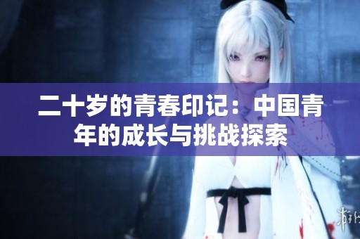 二十岁的青春印记：中国青年的成长与挑战探索