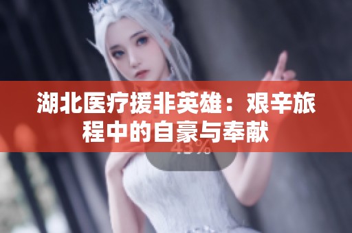 湖北医疗援非英雄：艰辛旅程中的自豪与奉献