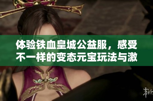体验铁血皇城公益服，感受不一样的变态元宝玩法与激情冒险