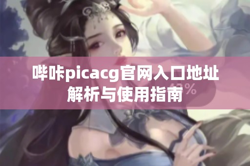 哔咔picacg官网入口地址解析与使用指南