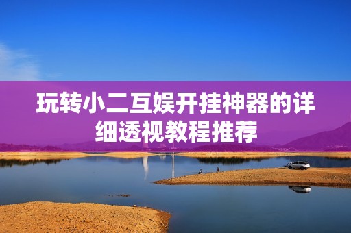 玩转小二互娱开挂神器的详细透视教程推荐