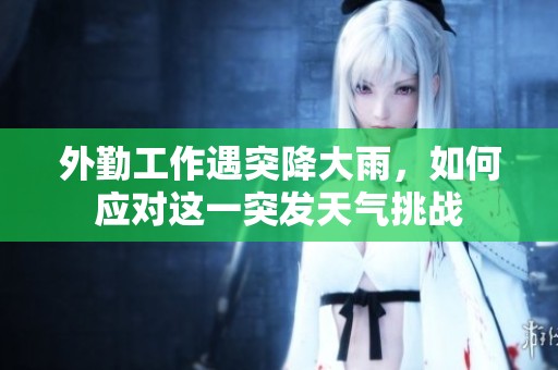 外勤工作遇突降大雨，如何应对这一突发天气挑战