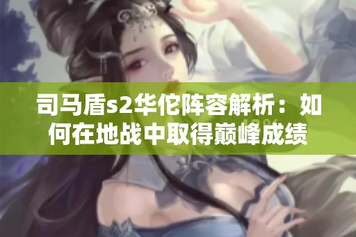 司马盾s2华佗阵容解析：如何在地战中取得巅峰成绩