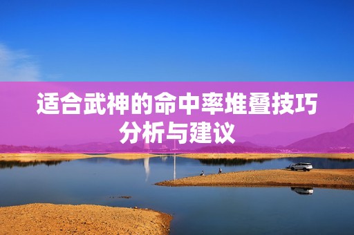 适合武神的命中率堆叠技巧分析与建议
