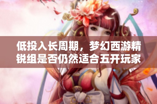低投入长周期，梦幻西游精锐组是否仍然适合五开玩家选择