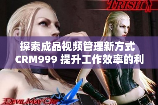 探索成品视频管理新方式 CRM999 提升工作效率的利器