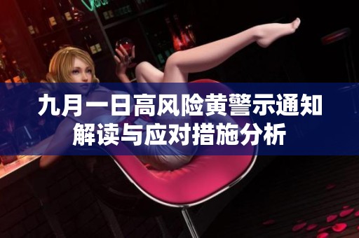 九月一日高风险黄警示通知解读与应对措施分析