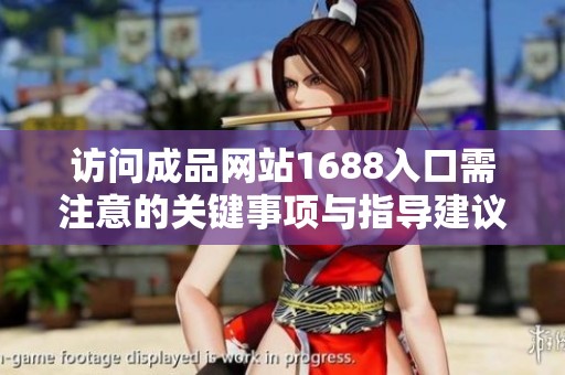 访问成品网站1688入口需注意的关键事项与指导建议