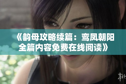 《韵母攻略续篇：鸾凤朝阳全篇内容免费在线阅读》