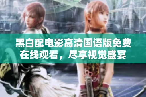 黑白配电影高清国语版免费在线观看，尽享视觉盛宴