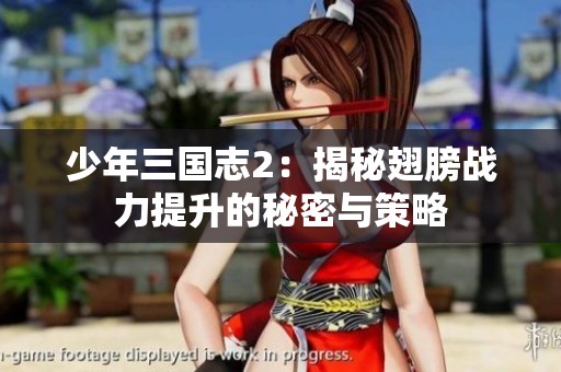 少年三国志2：揭秘翅膀战力提升的秘密与策略