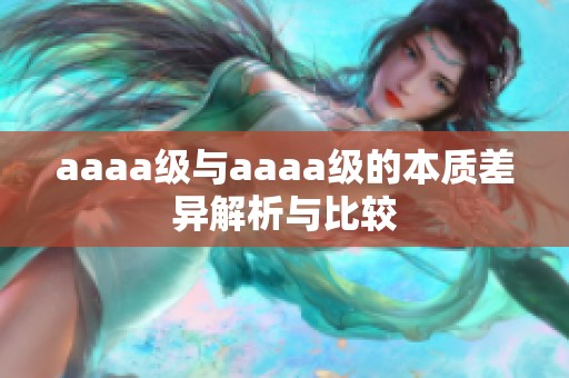 aaaa级与aaaa级的本质差异解析与比较