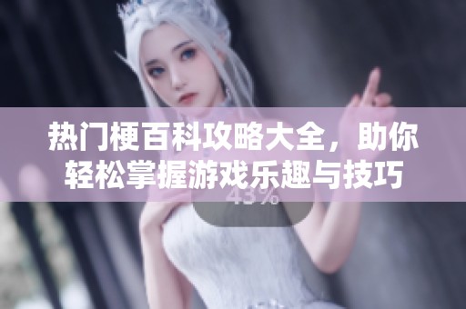 热门梗百科攻略大全，助你轻松掌握游戏乐趣与技巧