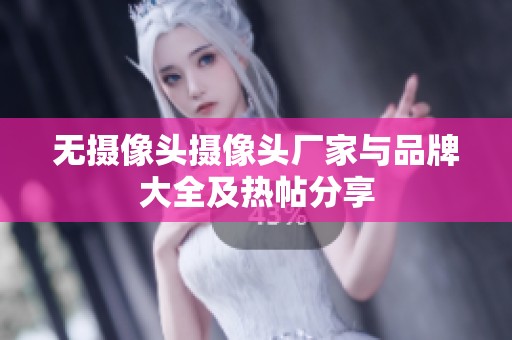 无摄像头摄像头厂家与品牌大全及热帖分享