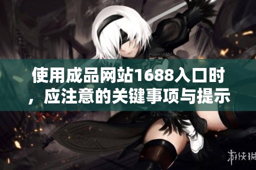 使用成品网站1688入口时，应注意的关键事项与提示