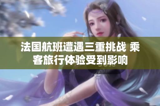 法国航班遭遇三重挑战 乘客旅行体验受到影响